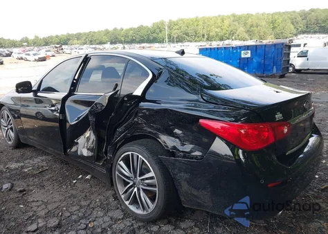 2014 Infiniti Q50 Premium from USA, damaged, VIN JN1BV7AP9EM680630